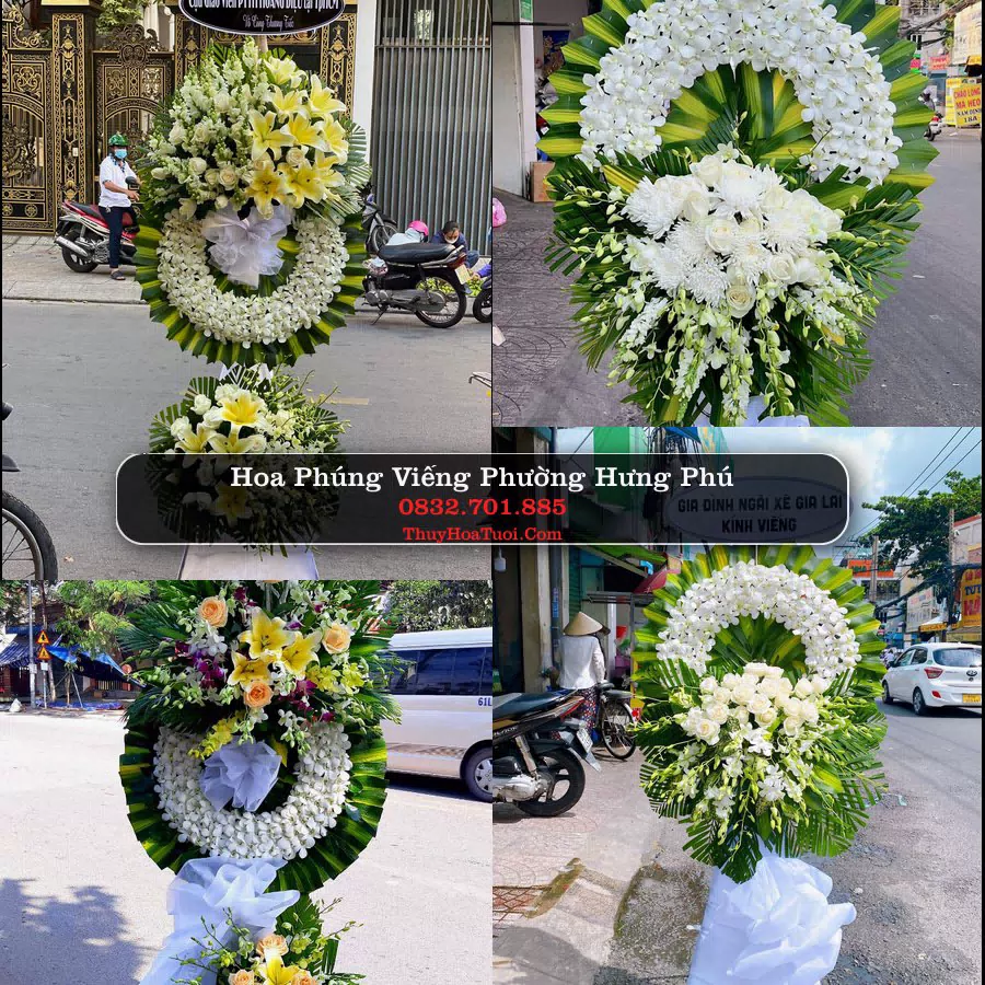 Đặt Vòng Hoa Chia Buồn tại Phường Hưng Phú, Cần Thơ