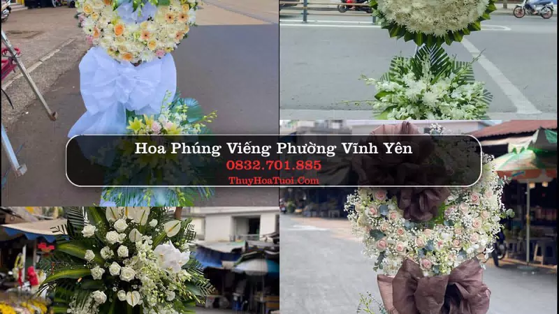 Đặt Vòng Hoa Đám Tang tại Phường Vĩnh Yên, Phú Thọ