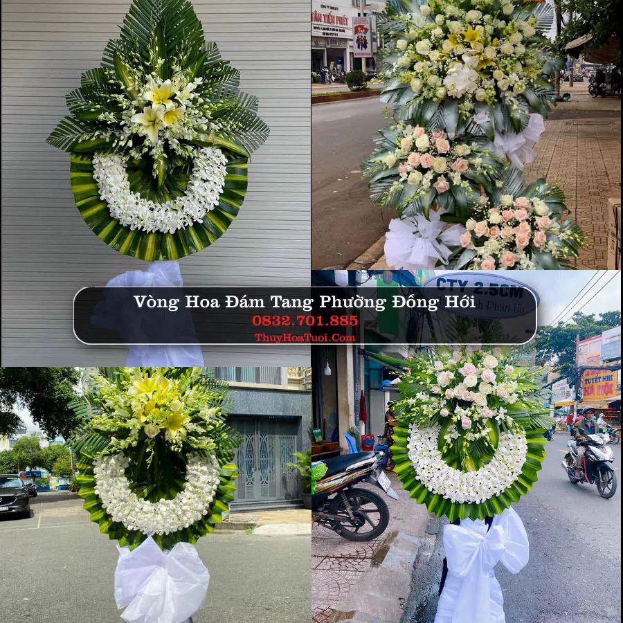 Vòng hoa chia buồn Phường Đồng Hới - ThuyHoaTuoi.Com