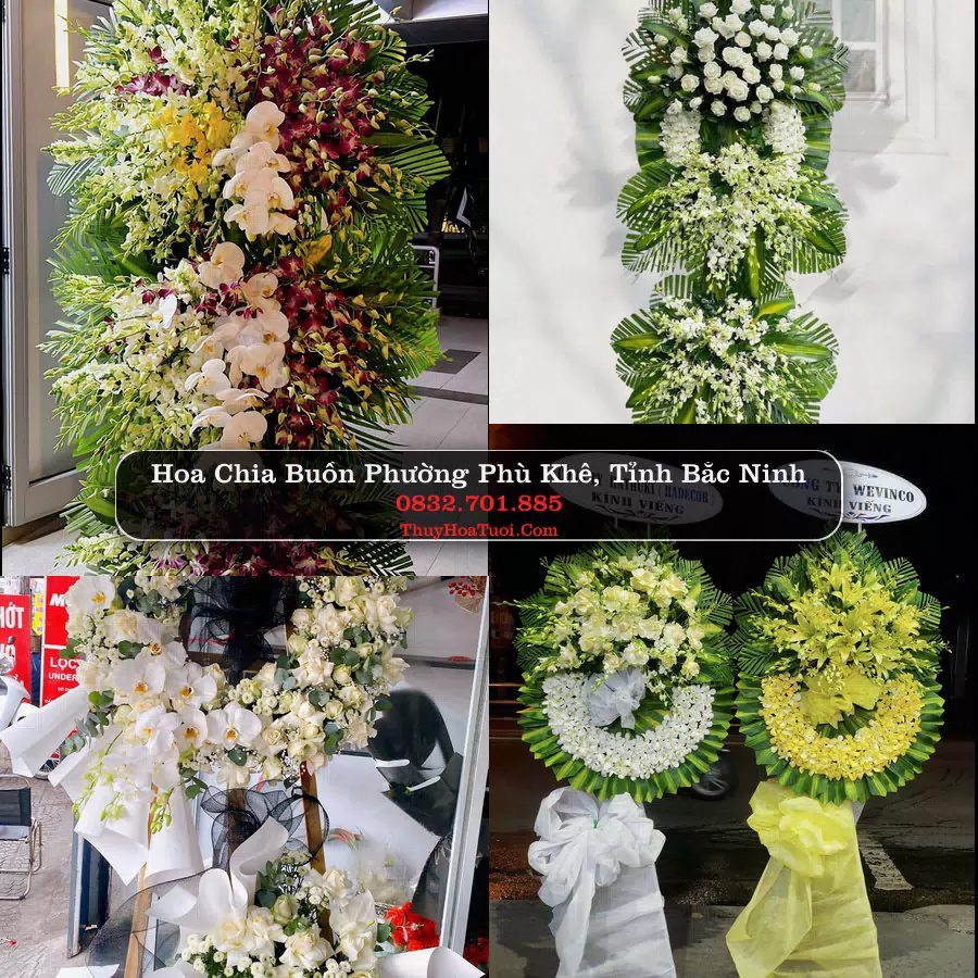 Vòng hoa chia buồn Phường Phù Khê - ThuyHoaTuoi.Com