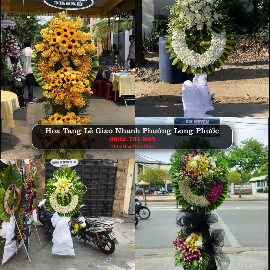 Kệ hoa tang lễ giao tại Phường Long Phước, TP.HCM
