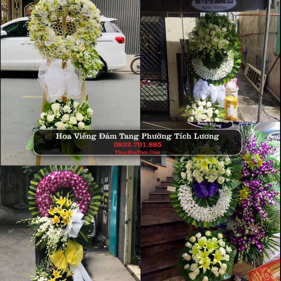 Vòng hoa chia buồn Phường Tích Lương - ThuyHoaTuoi.Com