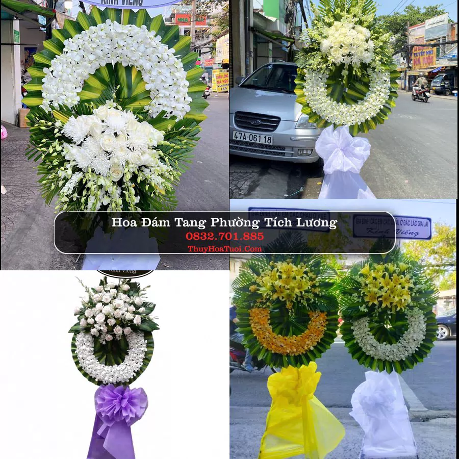 Kệ hoa tang lễ giao tại Phường Tích Lương, Thái Nguyên