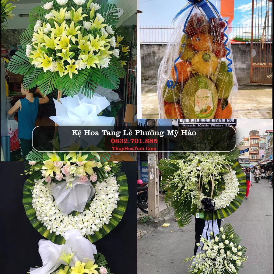 Kệ hoa tang lễ giao tại Phường Mỹ Hào, Hưng Yên