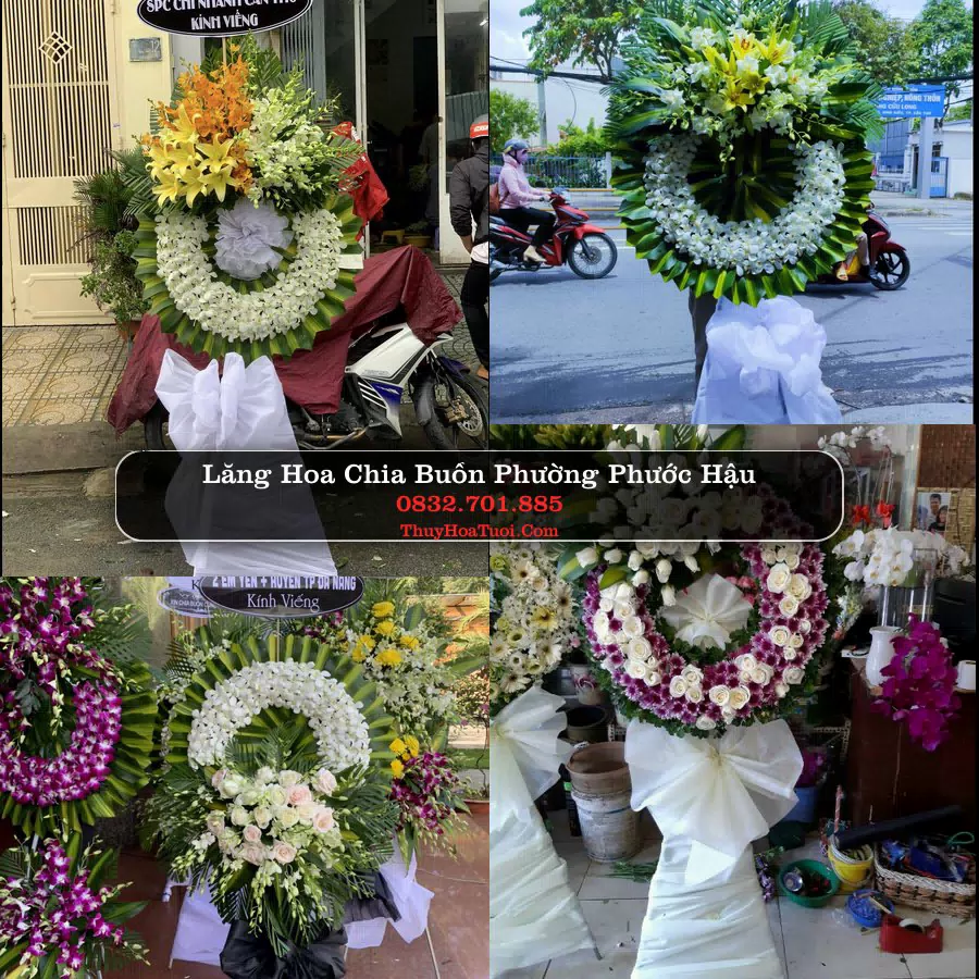 Vòng hoa chia buồn Phường Phước Hậu - ThuyHoaTuoi.Com