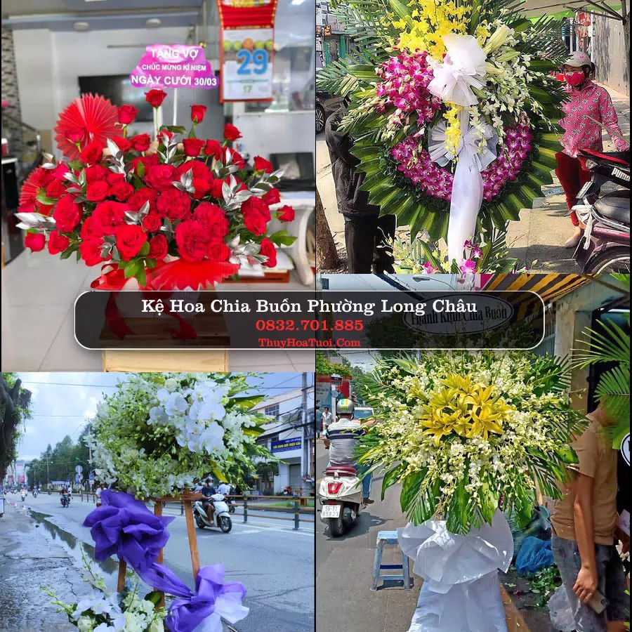 Đặt Vòng Hoa Tang Lễ tại Phường Long Châu, Vĩnh Long