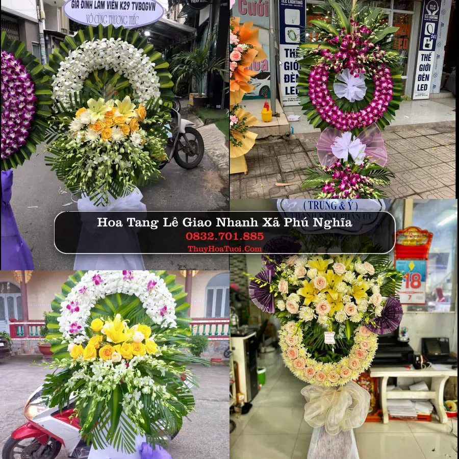 Đặt Vòng Hoa Chia Buồn tại Xã Phú Nghĩa, Hà Nội