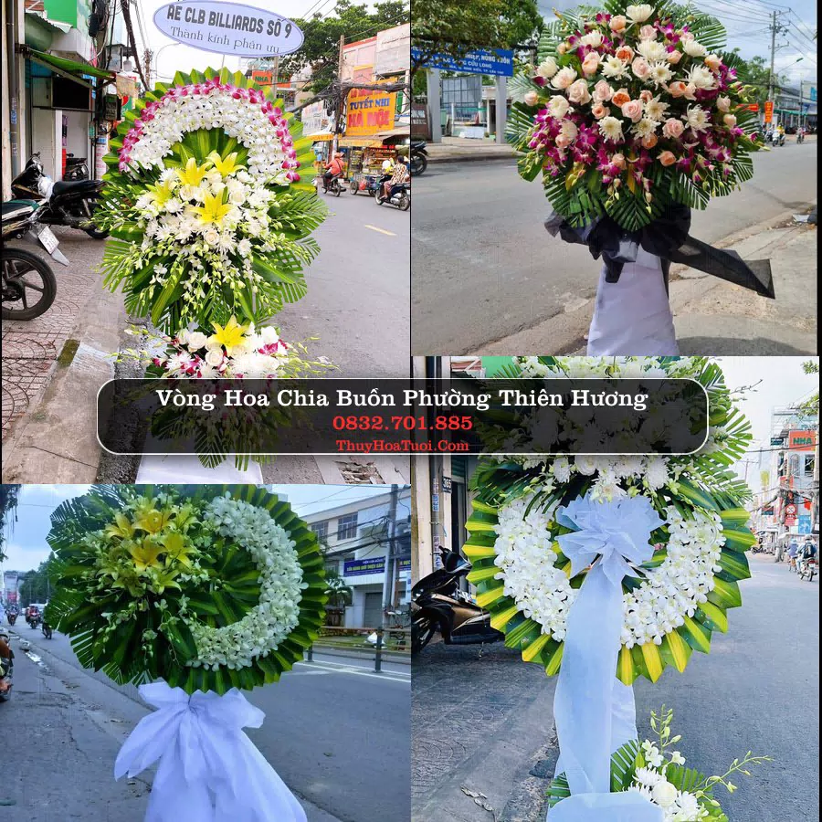 Đặt Vòng Hoa Tang Lễ tại Phường Thiên Hương, Hải Phòng