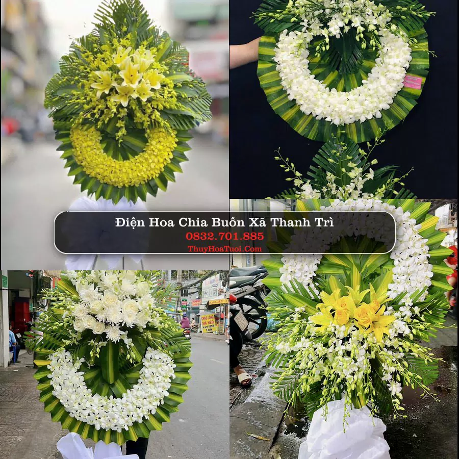 Vòng hoa chia buồn Xã Thanh Trì - ThuyHoaTuoi.Com