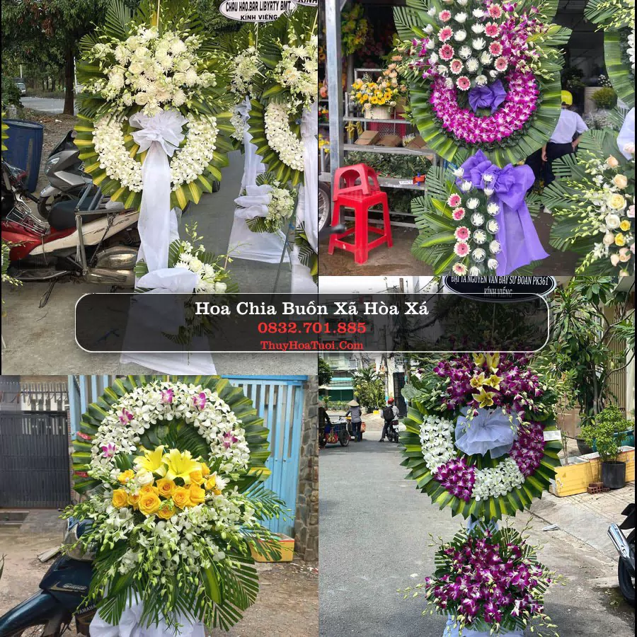 Đặt Vòng Hoa Tang Lễ tại Xã Hòa Xá, Hà Nội