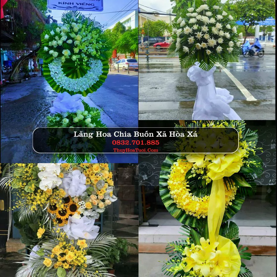 Vòng hoa chia buồn Xã Hòa Xá - ThuyHoaTuoi.Com