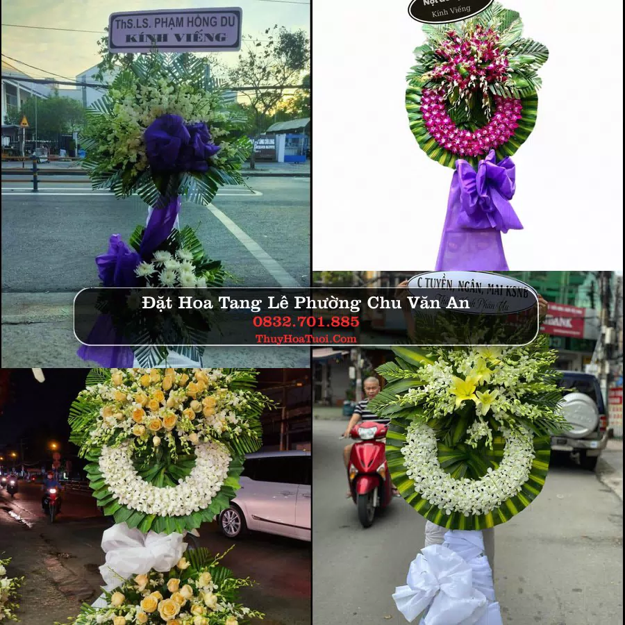 Vòng hoa chia buồn Phường Chu Văn An - ThuyHoaTuoi.Com