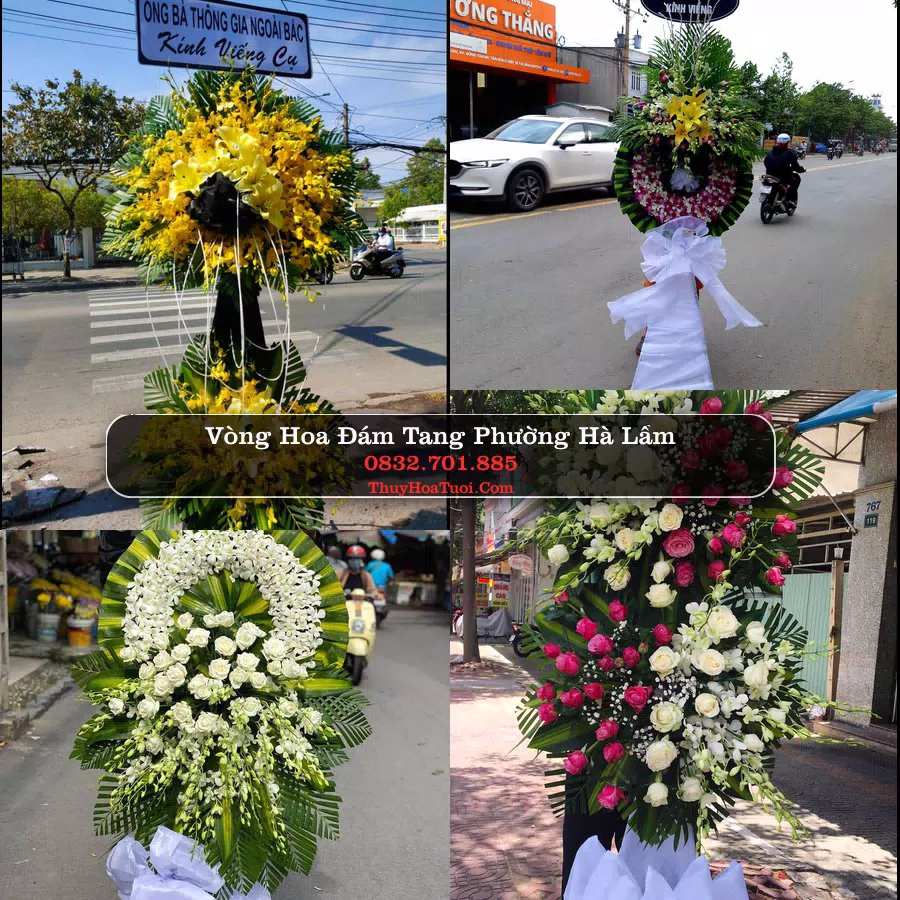 Vòng hoa chia buồn Phường Hà Lầm - ThuyHoaTuoi.Com