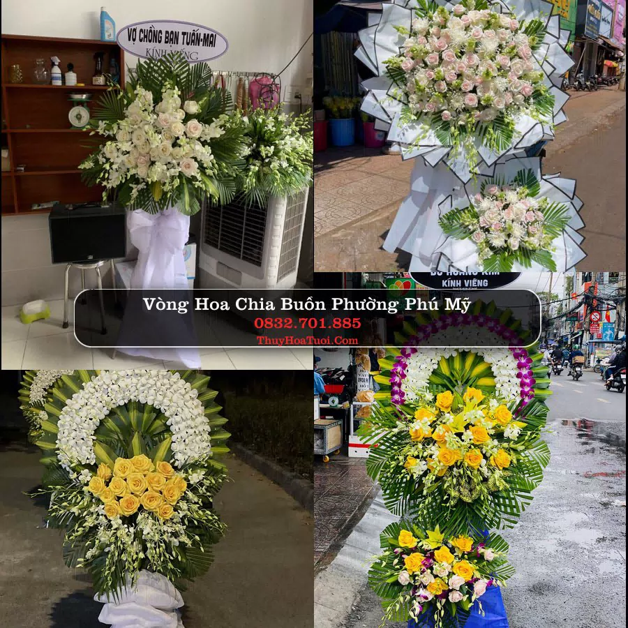 Đặt Hoa Chia Buồn tại Phường Phú Mỹ, TP.HCM