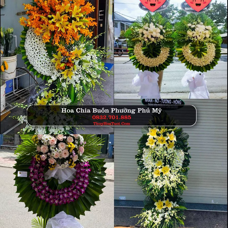 Kệ hoa tang lễ giao tại Phường Phú Mỹ, TP.HCM