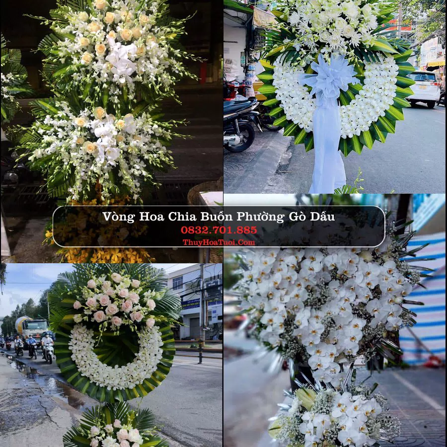Kệ hoa tang lễ giao tại Phường Gò Dầu, Tây Ninh