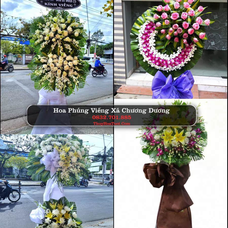 Vòng hoa chia buồn Xã Chương Dương - ThuyHoaTuoi.Com