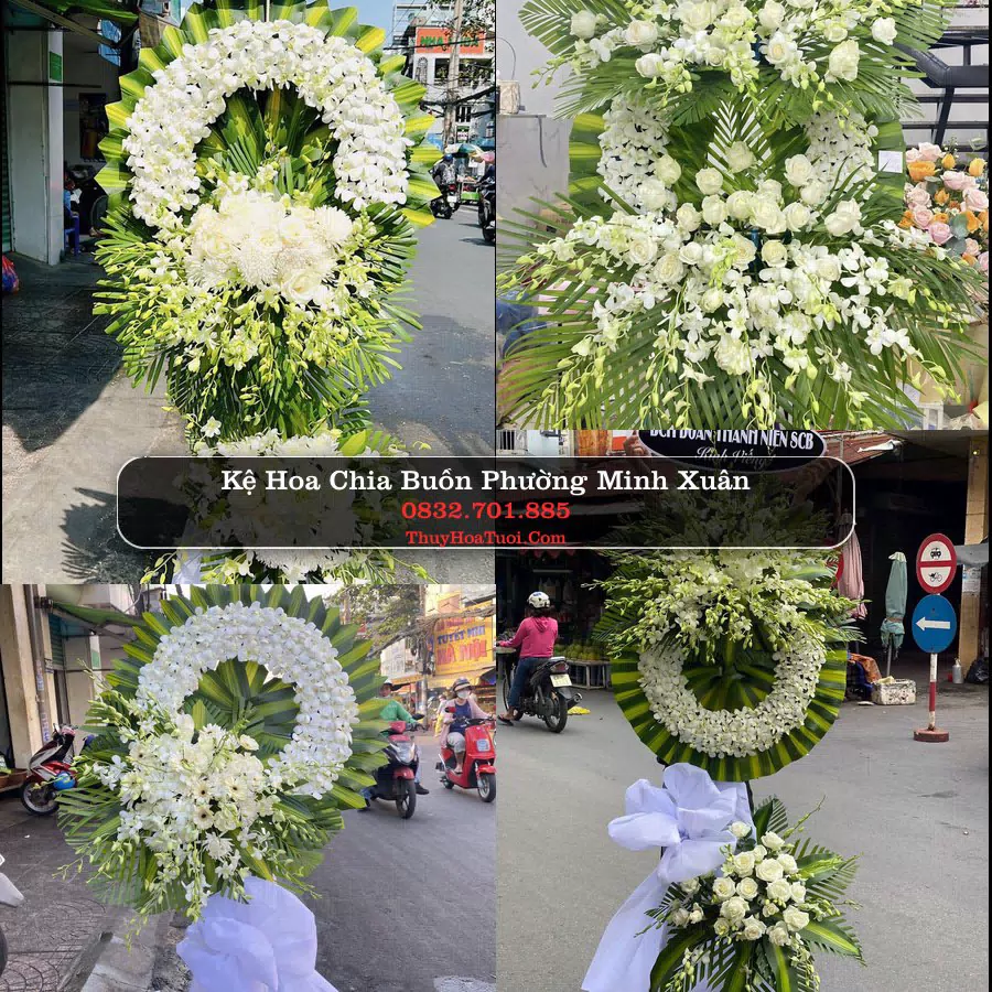 Vòng hoa chia buồn Phường Minh Xuân - ThuyHoaTuoi.Com