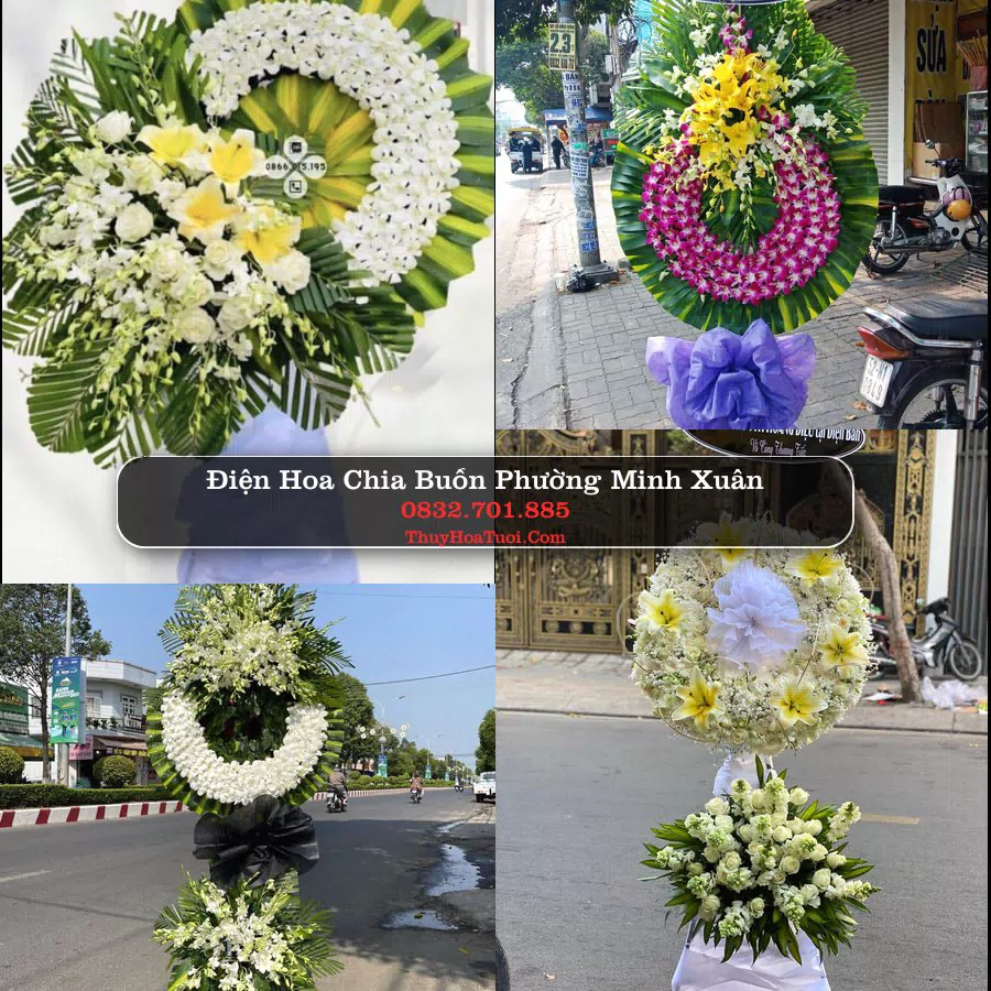 Kệ hoa tang lễ giao tại Phường Minh Xuân, Tuyên Quang