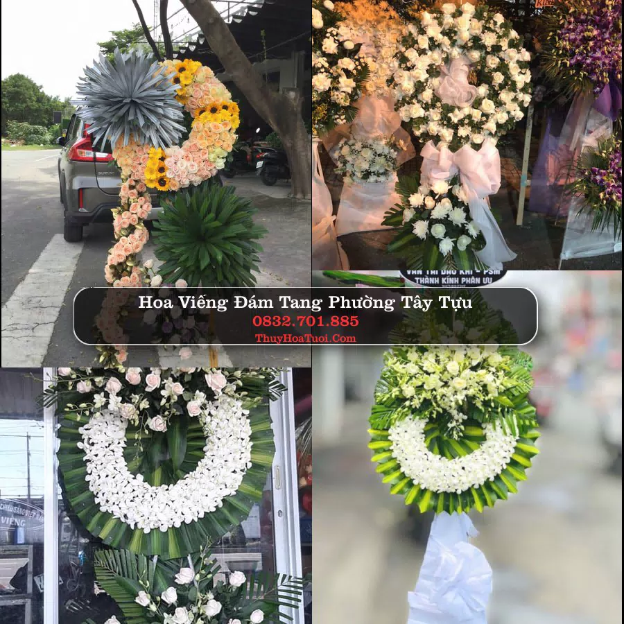 Đặt Vòng Hoa Tang Lễ tại Phường Tây Tựu, Hà Nội