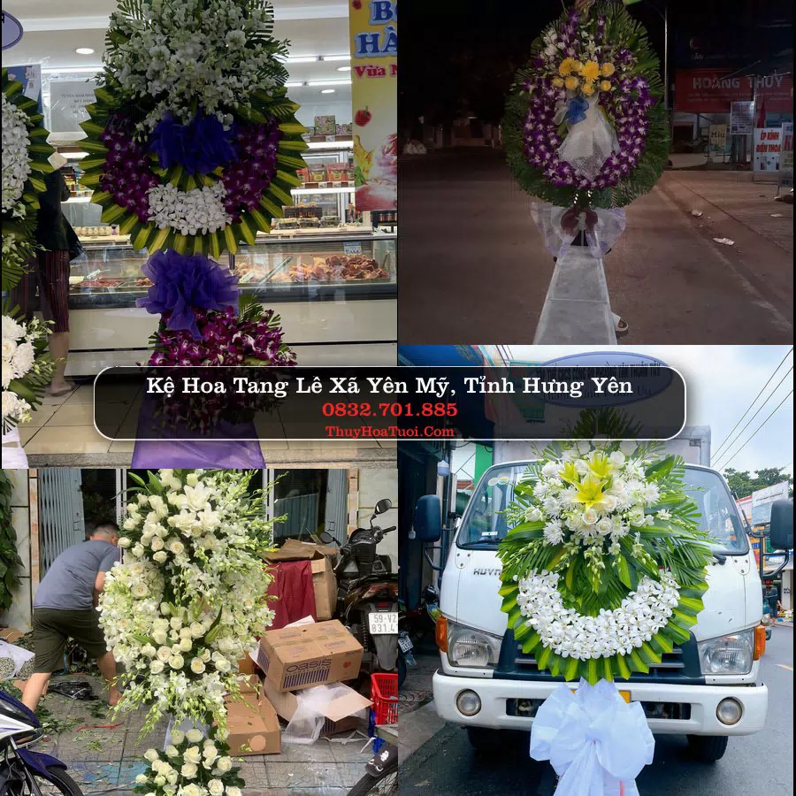 Đặt Vòng Hoa Tang Lễ tại Xã Yên Mỹ, Hưng Yên