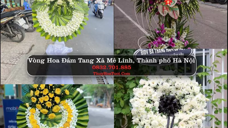Đặt Hoa Chia Buồn tại Xã Mê Linh, Hà Nội