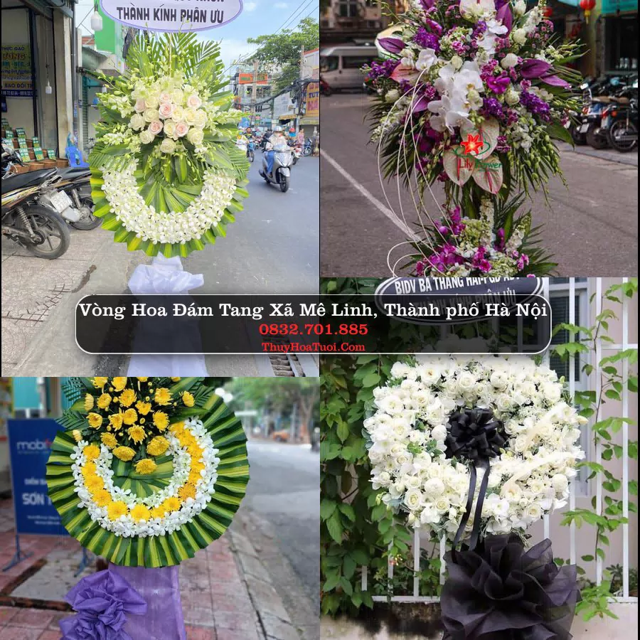 Đặt Hoa Chia Buồn tại Xã Mê Linh, Hà Nội
