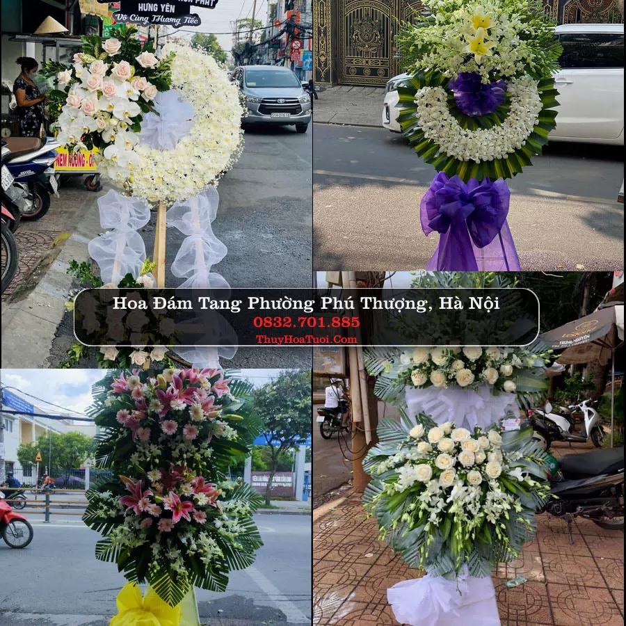 Đặt Vòng Hoa Chia Buồn tại Phường Phú Thượng, Hà Nội