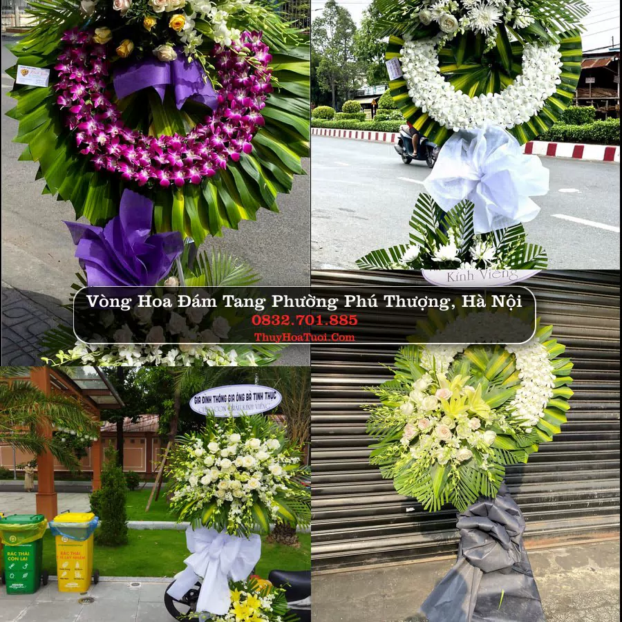 Kệ hoa tang lễ giao tại Phường Phú Thượng, Hà Nội