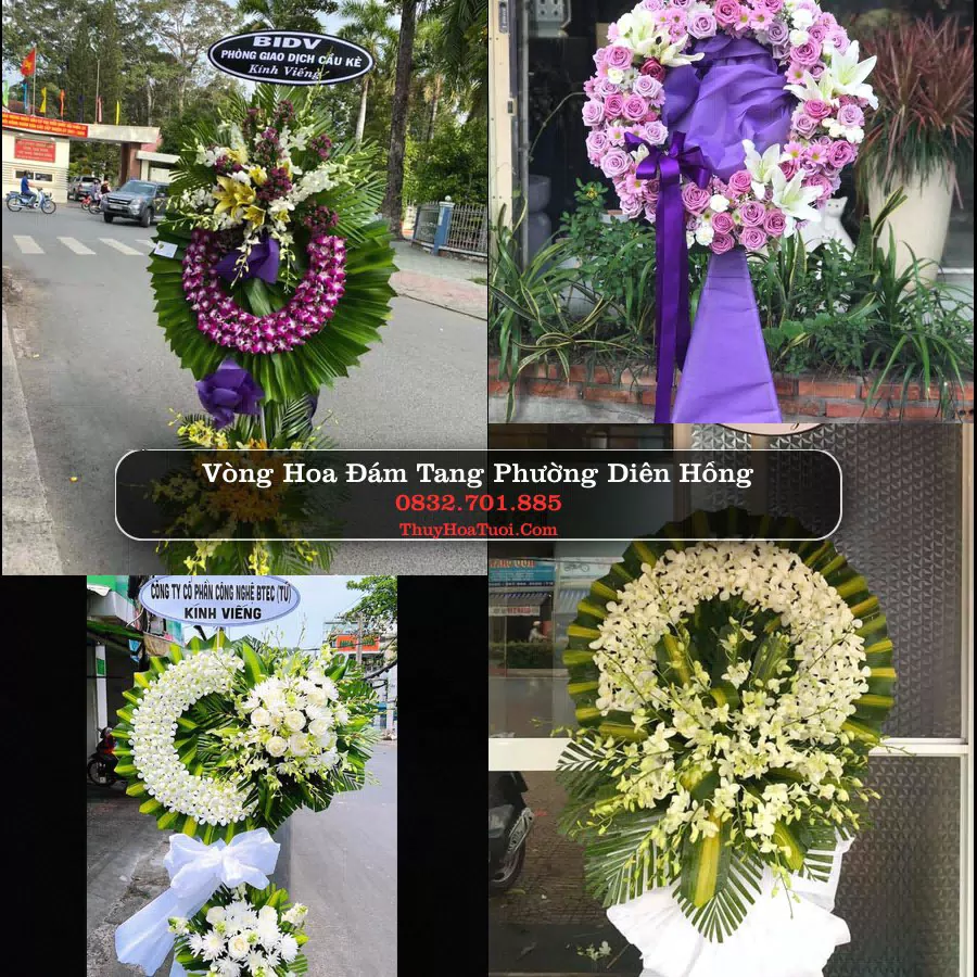 Kệ hoa tang lễ giao tại Phường Diên Hồng, Gia Lai
