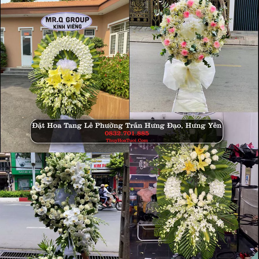 Đặt Vòng Hoa Chia Buồn tại Phường Trần Hưng Đạo, Hưng Yên