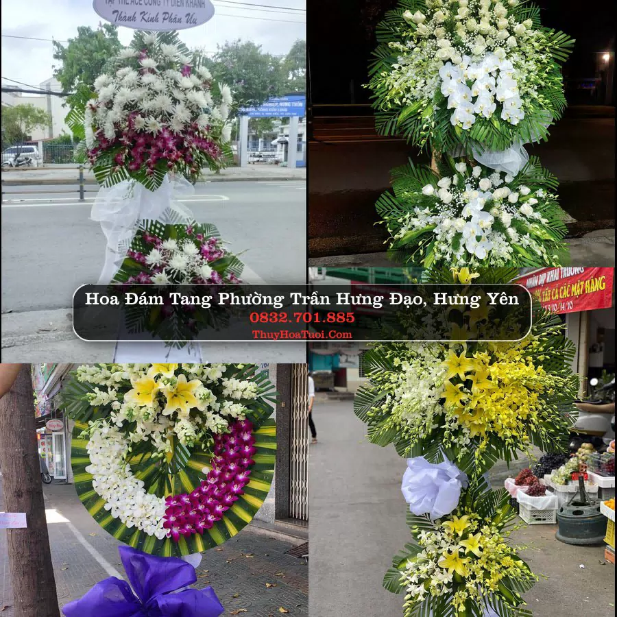 Vòng hoa chia buồn Phường Trần Hưng Đạo - ThuyHoaTuoi.Com