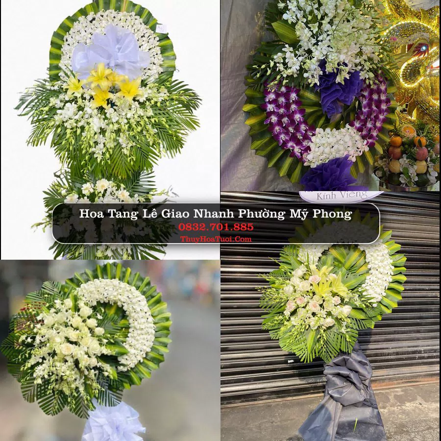 Kệ hoa tang lễ giao tại Phường Mỹ Phong, Đồng Tháp