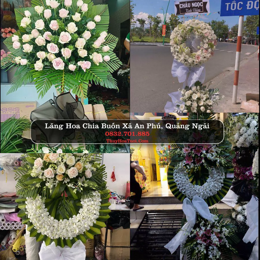 Đặt Vòng Hoa Tang Lễ tại Xã An Phú, Quảng Ngãi