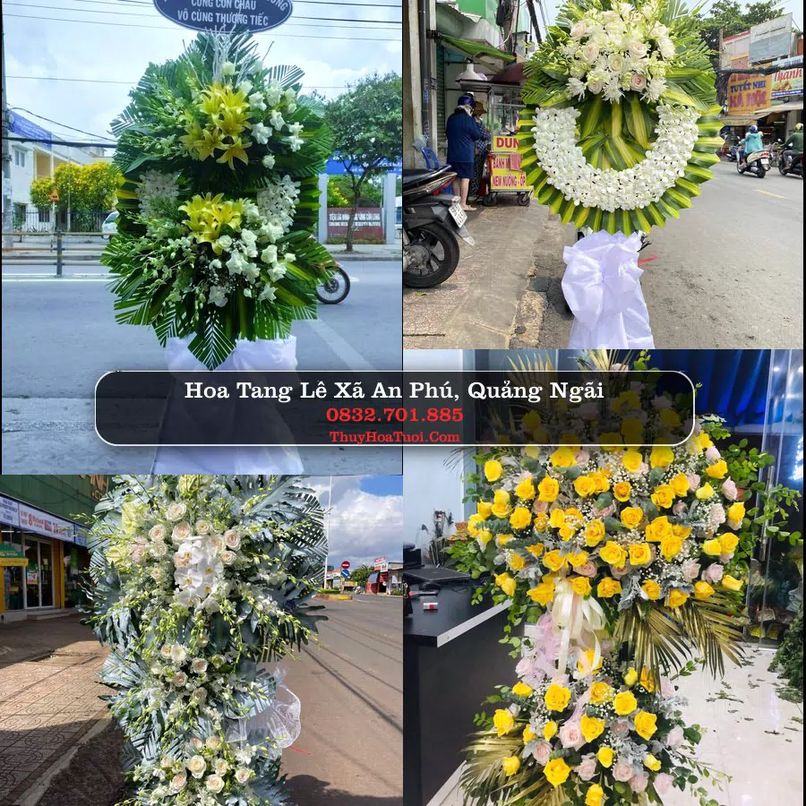 Vòng hoa chia buồn Xã An Phú - ThuyHoaTuoi.Com