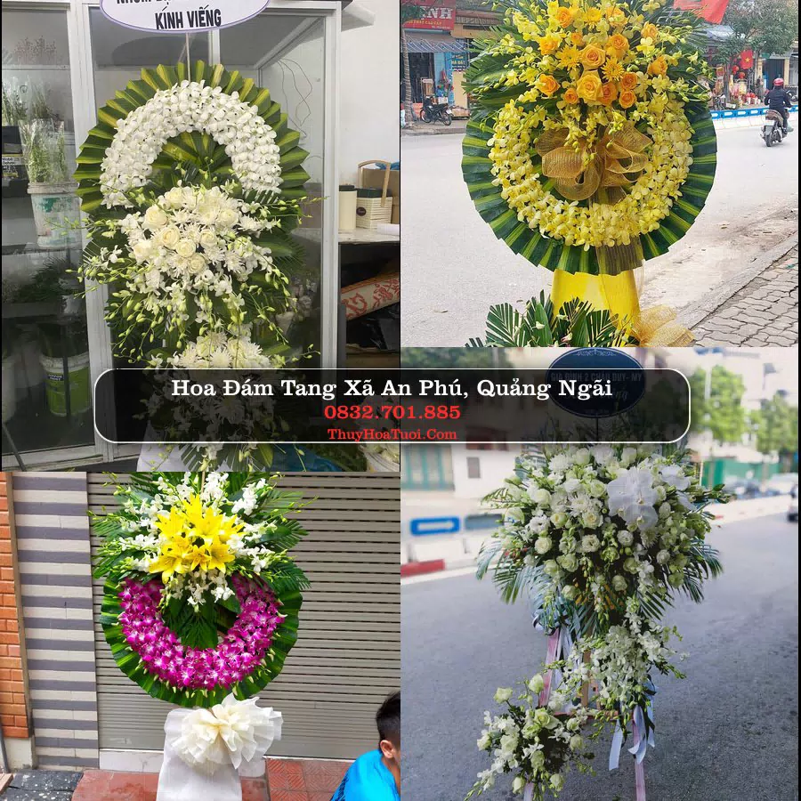 Kệ hoa tang lễ giao tại Xã An Phú, Quảng Ngãi