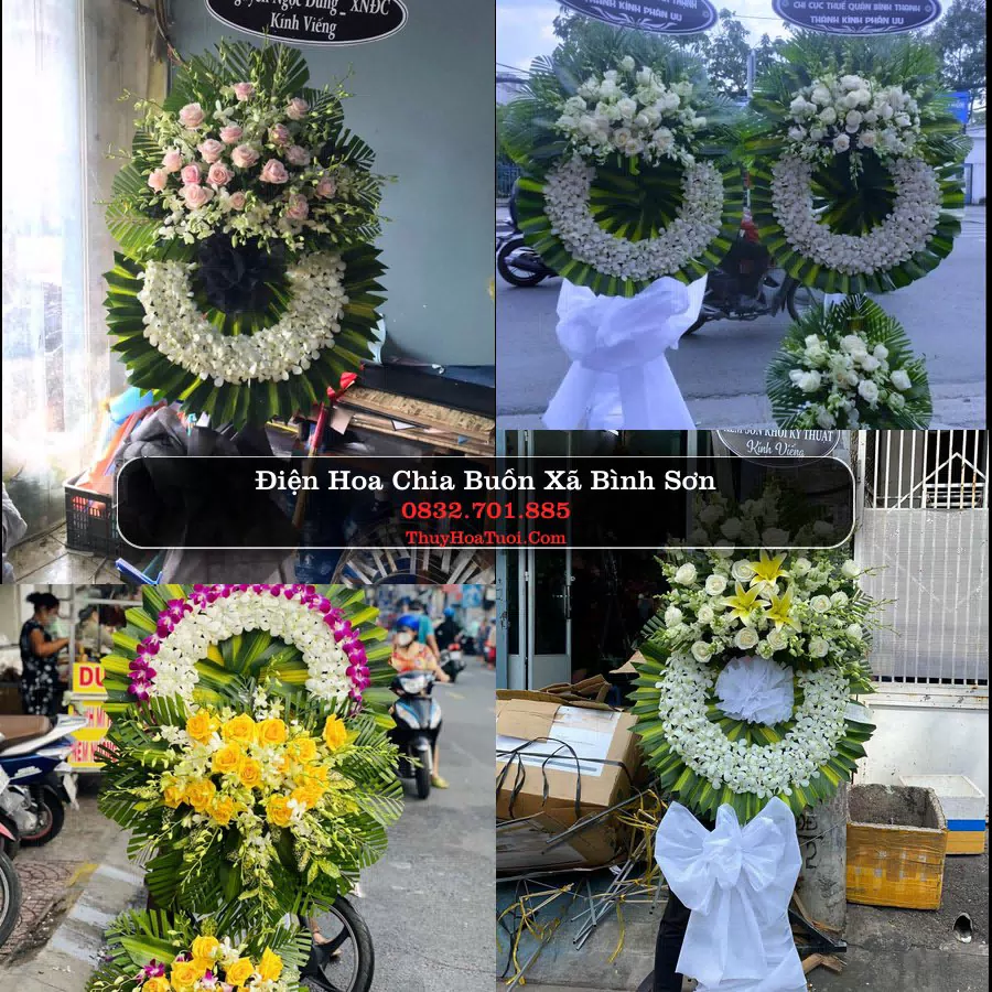 Đặt Vòng Hoa Tang Lễ tại Xã Bình Sơn, Quảng Ngãi