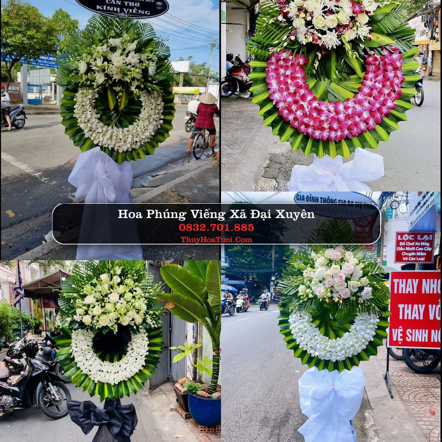 Kệ hoa tang lễ giao tại Xã Đại Xuyên, Hà Nội