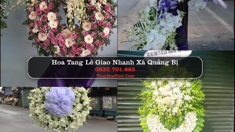 Đặt Vòng Hoa Tang Lễ tại Xã Quảng Bị, Hà Nội
