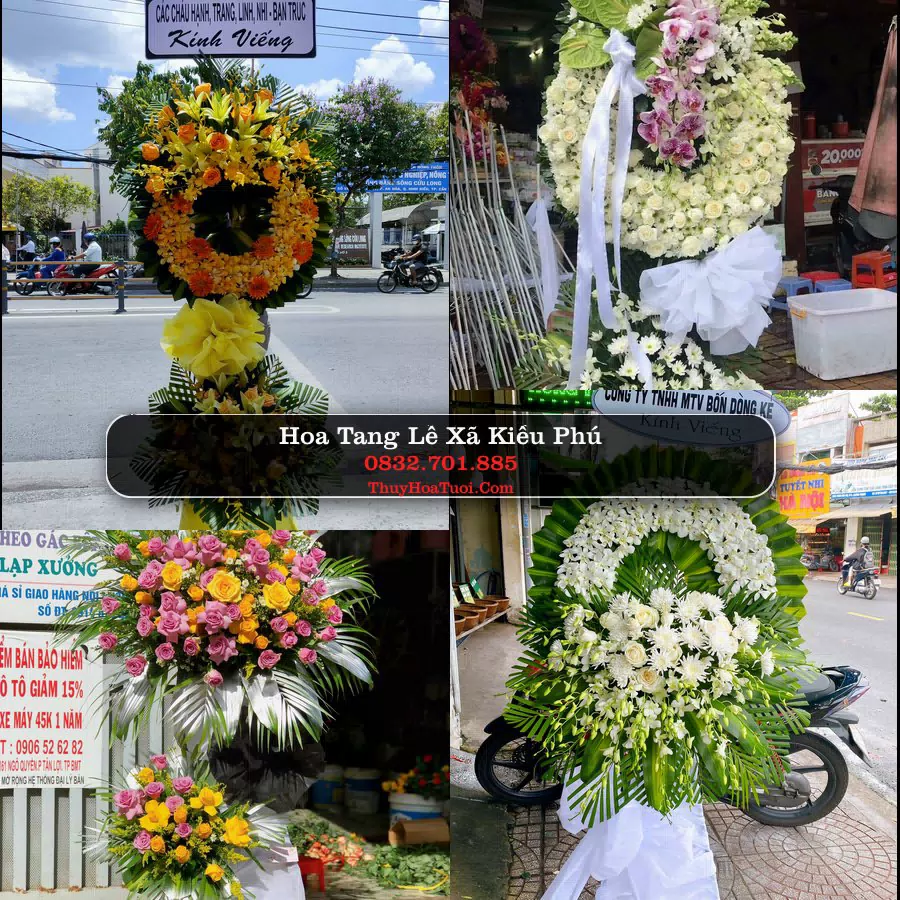 Kệ hoa tang lễ giao tại Xã Kiều Phú, Hà Nội