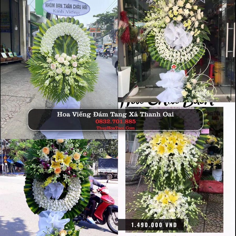 Kệ hoa tang lễ giao tại Xã Thanh Oai, Hà Nội