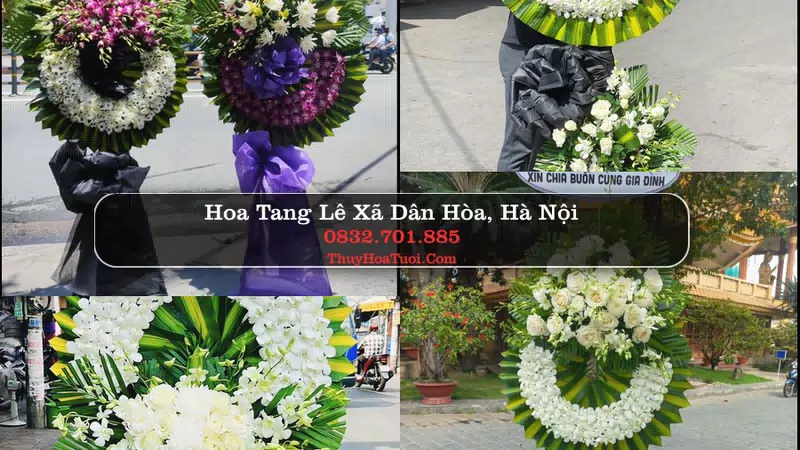 Đặt Vòng Hoa Tang Lễ tại Xã Dân Hòa, Hà Nội