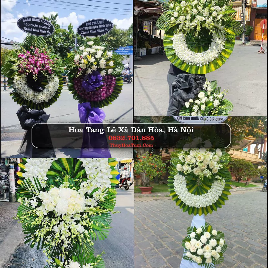 Đặt Vòng Hoa Tang Lễ tại Xã Dân Hòa, Hà Nội