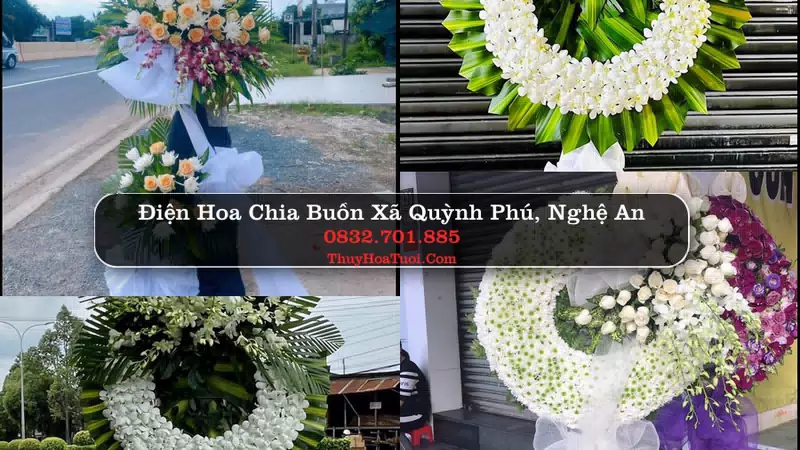 Đặt Hoa Chia Buồn tại Xã Quỳnh Phú, Nghệ An