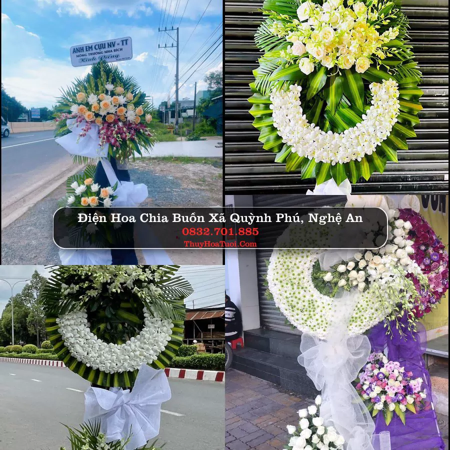 Đặt Hoa Chia Buồn tại Xã Quỳnh Phú, Nghệ An