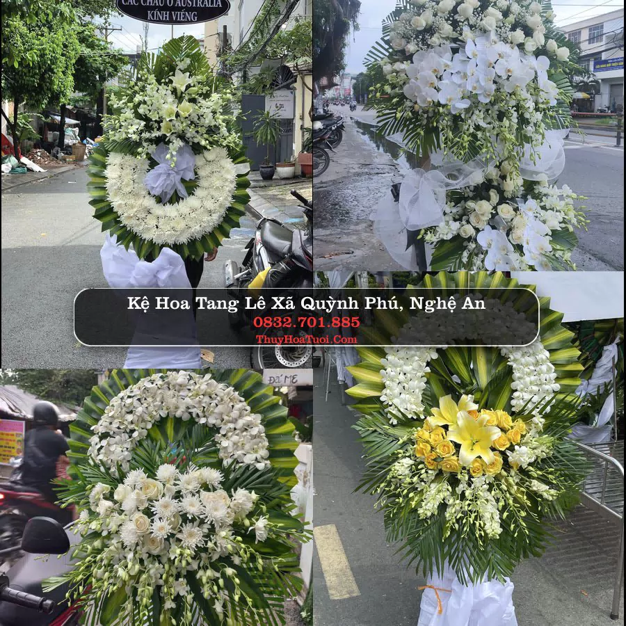 Kệ hoa tang lễ giao tại Xã Quỳnh Phú, Nghệ An