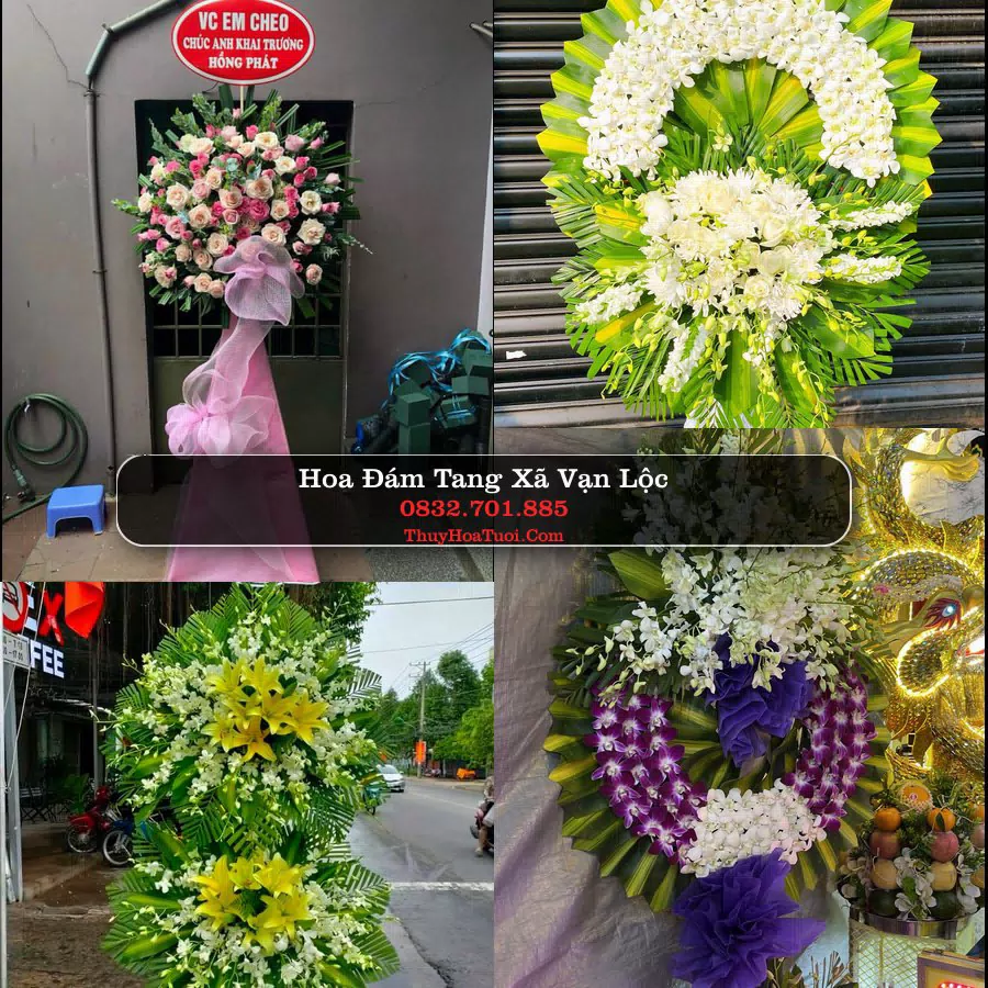 Kệ hoa tang lễ giao tại Xã Vạn Lộc, Thanh Hóa