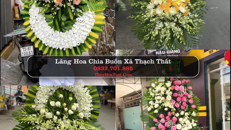 Đặt Vòng Hoa Tang Lễ tại Xã Thạch Thất, Hà Nội