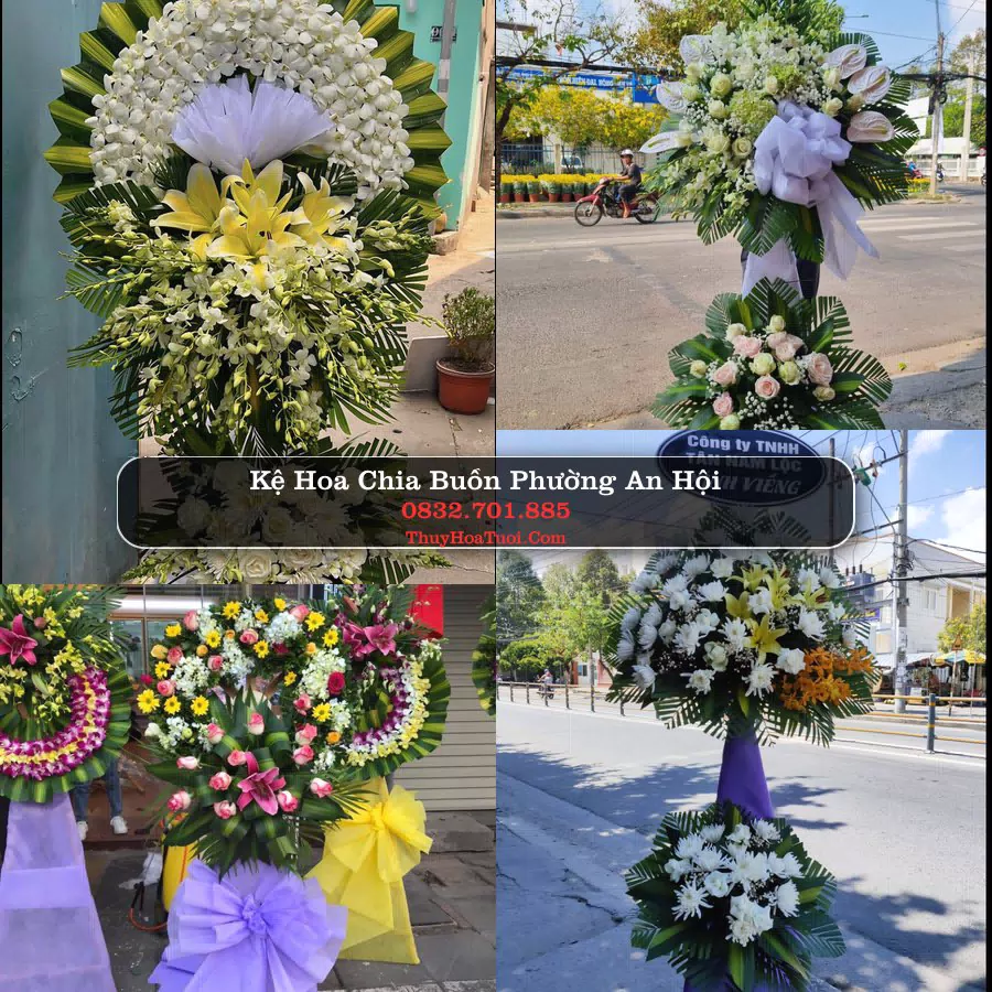 Kệ hoa tang lễ giao tại Phường An Hội, Vĩnh Long