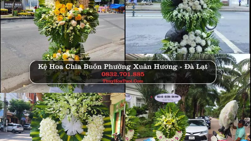 Đặt Vòng Hoa Chia Buồn tại Phường Xuân Hương - Đà Lạt, Lâm Đồng